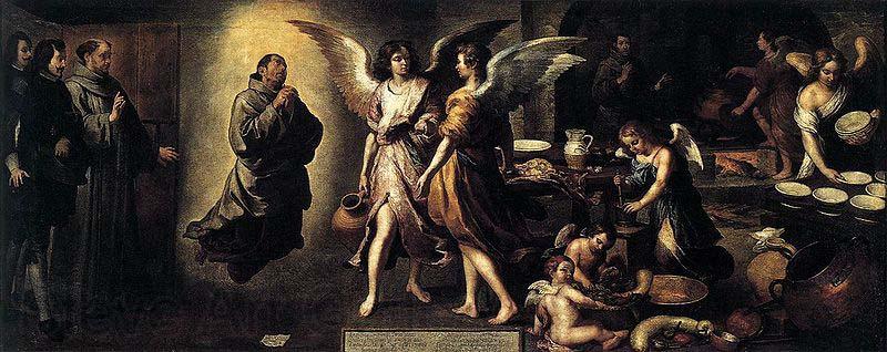 Bartolome Esteban Murillo Angels' Kitchen Germany oil painting art